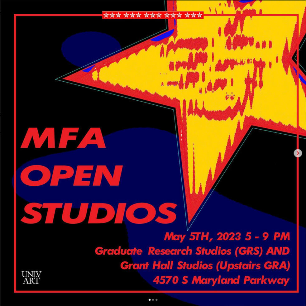 MFA Open Studios 2023 Poster